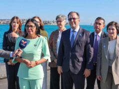 Presidenta Delcy: «Regreso con muchas ilusiones y proyectos por la prosperidad y el bienestar de Venezuela toda”.