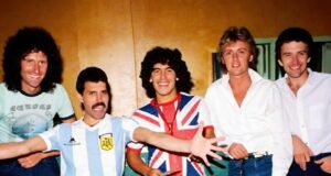 Cuando Freddy Mercury desafió a los argentinos y Maradona se puso una camiseta de Inglaterra