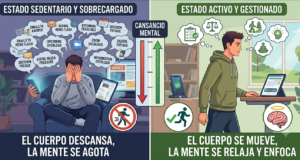 ¿Por qué el descanso pasivo y el sedentarismo no eliminan el cansancio mental moderno?