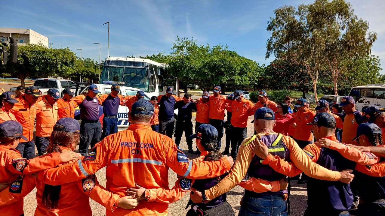 DOBLETE SÍSMICO: PC Zulia despliega quinta avanzada de especialistas en búsqueda y rescate para atender emergencia nacional