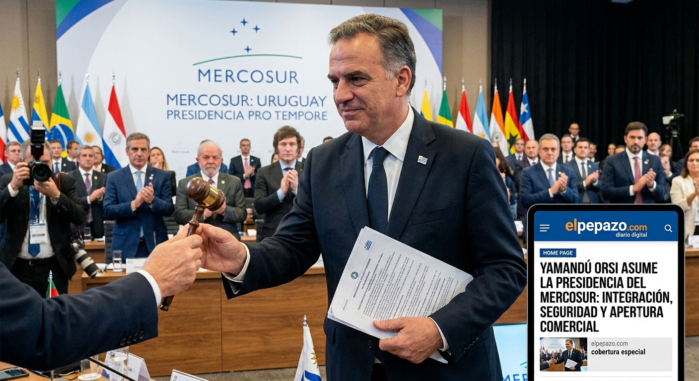 Yamandú Orsi asume la presidencia pro tempore del Mercosur con una agenda centrada en integración, seguridad y apertura comercial
