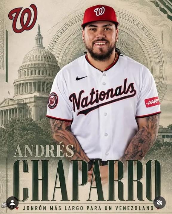 Andrés Chaparro con el jonrón más largo de un venezolano en MLB