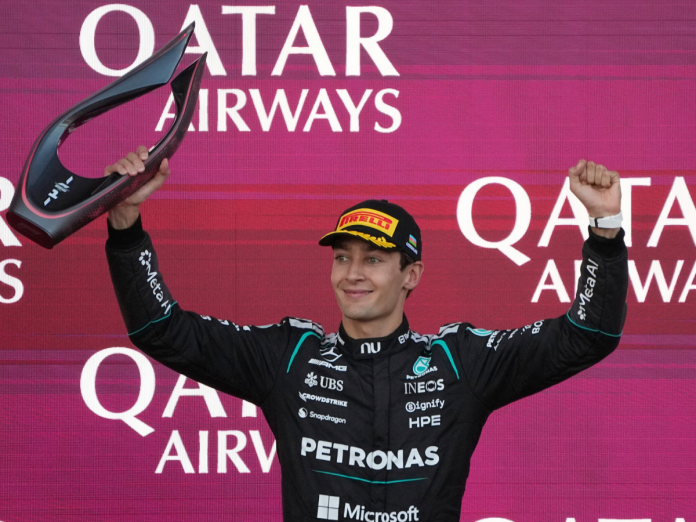 Russell cerró con broche de oro: Ganó el GP de Azerbaiyán